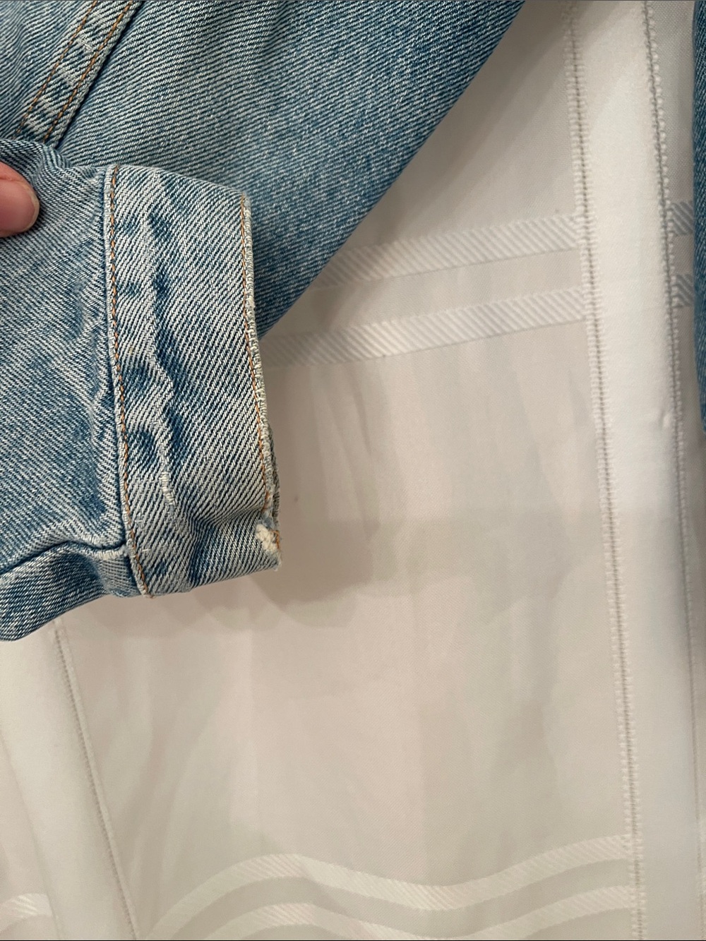 Arizona Jean Company Light Blue Denim Jacket - Picture 7 of 12